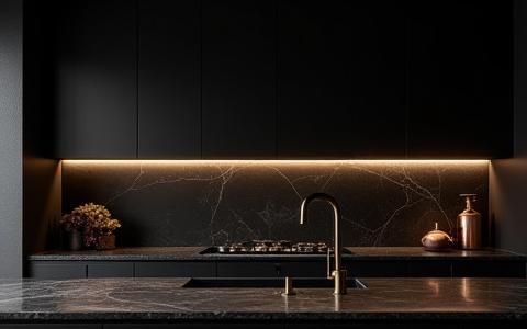 Mørkt og Elegant Kjøkken